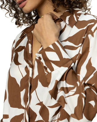 Sanctuary Lover Tie Lily Lightweight Long Sleeve Blouse