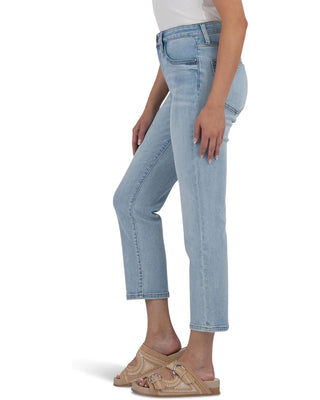 Kut from the Kloth Rachael High Rise Fab Ab Mom Regular Hem Mature Wash