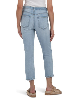 Kut from the Kloth Rachael High Rise Fab Ab Mom Regular Hem Mature Wash