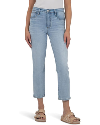 Kut from the Kloth Rachael High Rise Fab Ab Mom Regular Hem Mature Wash