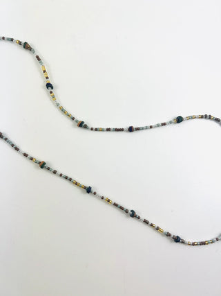 Long Multicolor Beaded Necklace