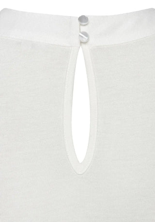 Lascana Women's Twist Keyhole Top Ivory