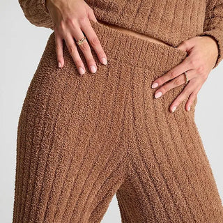 UGG Terri Pant Ribbed Wide Leg Chestnut