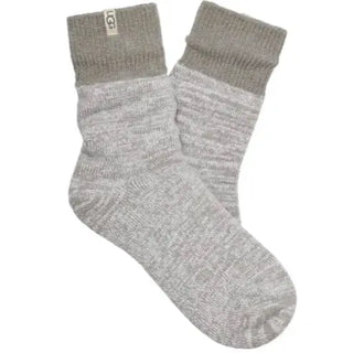 Ugg Rib Knit Slouchy Quarter Sock, Seal