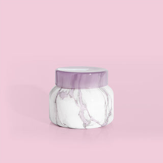 Modern Marble Petite Jar, Aloha Orchid