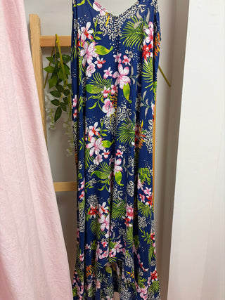Floral high low dress