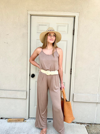 Sleeveless Wide Leg Jumper