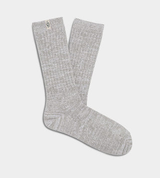 UGG Rib Knit Slouchy Crew Sock, Seal