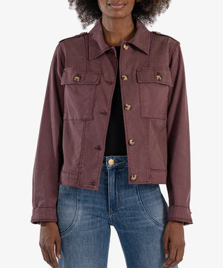 ROSALYN -TRUCKER JACKET W/ FLAP POCKETS