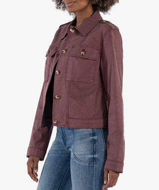 ROSALYN -TRUCKER JACKET W/ FLAP POCKETS