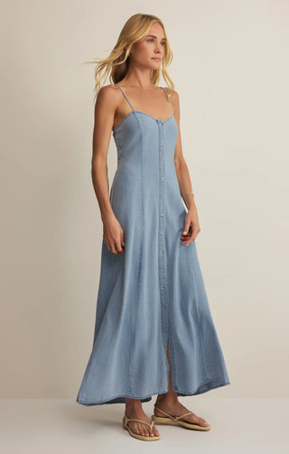 Z-Supply Angel Eyes Chambray Midi Dress