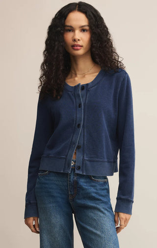 Z Supply Daily Knit Cardigan Indigo