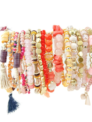 Mystery Bracelet Stack of 6 - Stretchy Beaded Bracelets Curated for You