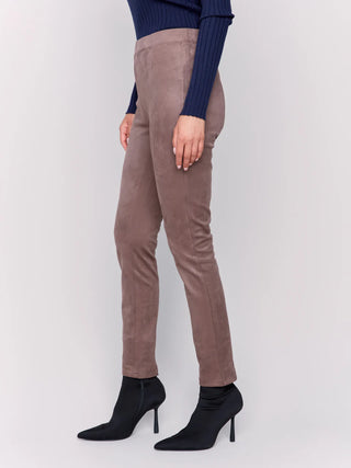 Charlie B Faux Suede Pant