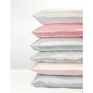 Silky Satin Standard Pillow Case, Lofted Geometric