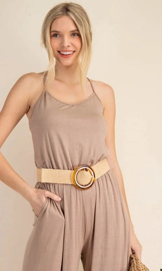 Sleeveless Wide Leg Jumper