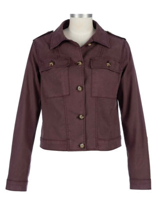 ROSALYN -TRUCKER JACKET W/ FLAP POCKETS