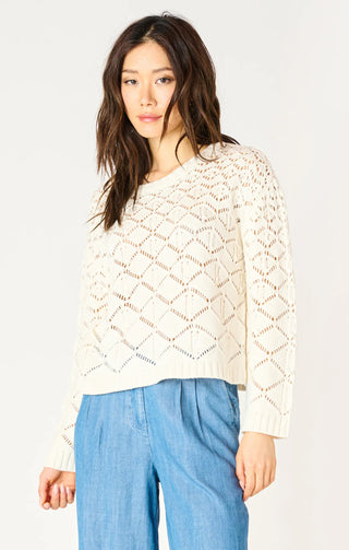 Dex Crochet Crew Neck Sweater