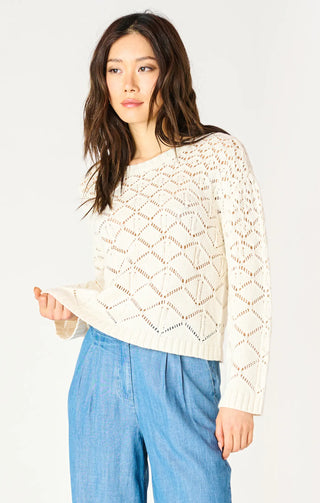 Dex Crochet Crew Neck Sweater